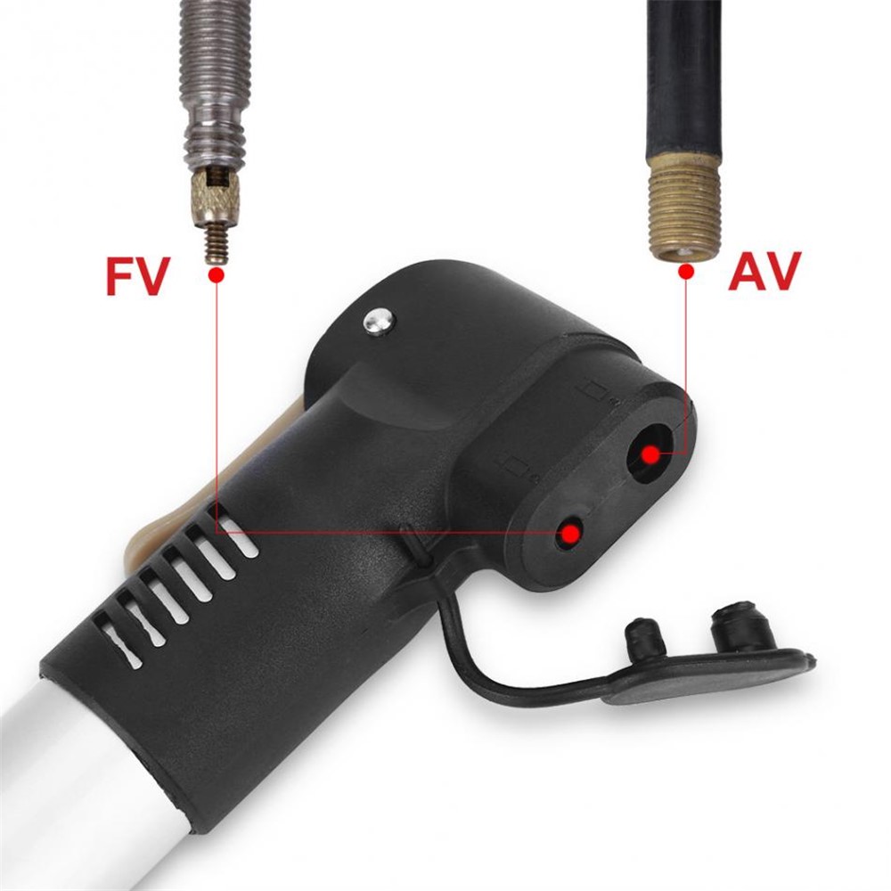 DUUTI Aluminum Alloy Portable Bicycle Tyre Air Pump with Mounting Bracket-12