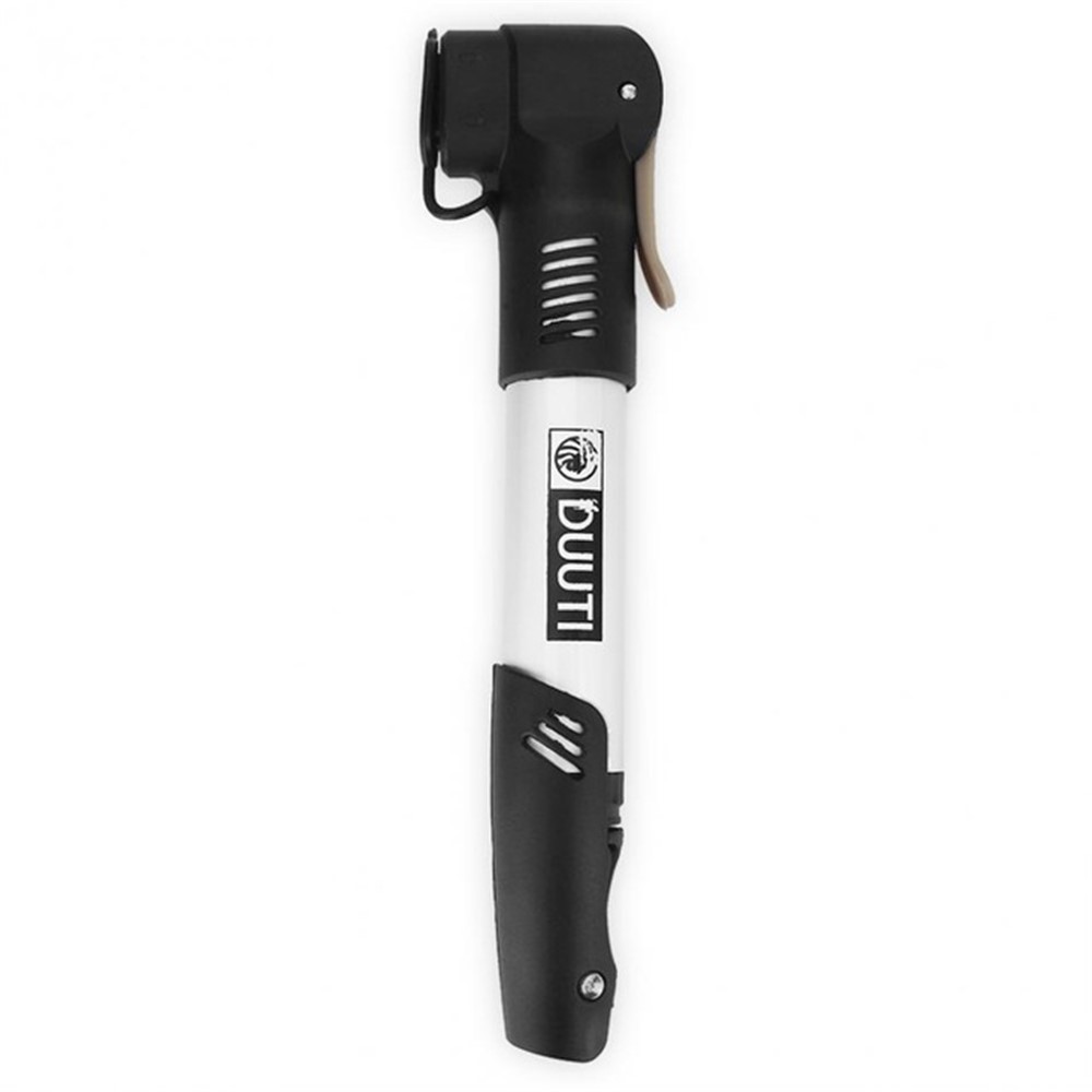 DUUTI Aluminum Alloy Portable Bicycle Tyre Air Pump with Mounting Bracket-2