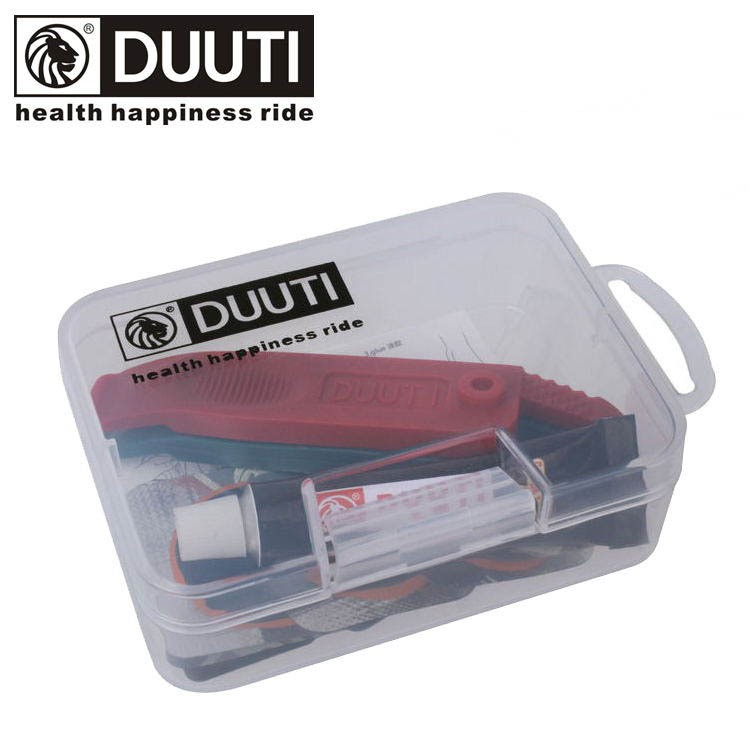DUUTI Bike Tyre Tire Tools Bicycle Puncture Repair Patch Kit Box Set-2