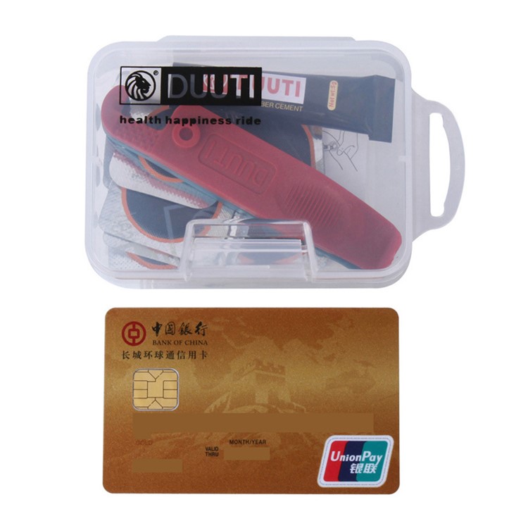 DUUTI Bike Tyre Tire Tools Bicycle Puncture Repair Patch Kit Box Set-3