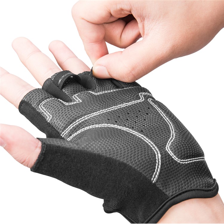 Half Finger Anti-slip Pad Bike Gloves Gel Pad Short Gloves - Size: XXL-13