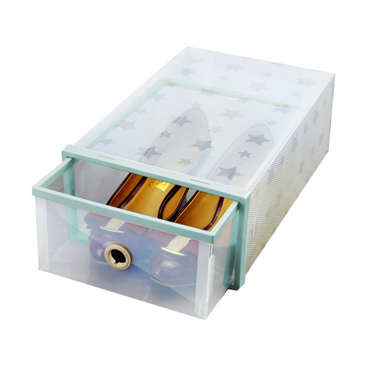 6pcs Lot Diy Transparent Rectangle Pp Shoes Drawer Organizer Shoes