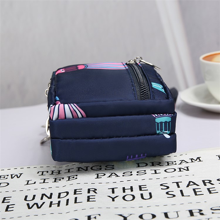 Portable Large Capacity Shoulder Bag Cross-body Bag - Blue Balloon-7