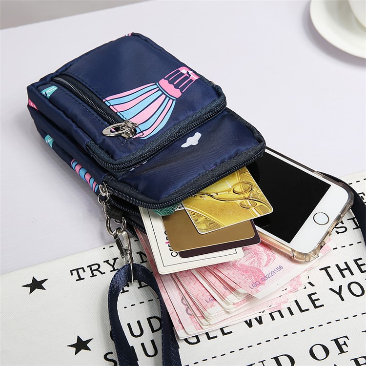 Portable Large Capacity Shoulder Bag Cross-body Bag - Blue Balloon-9