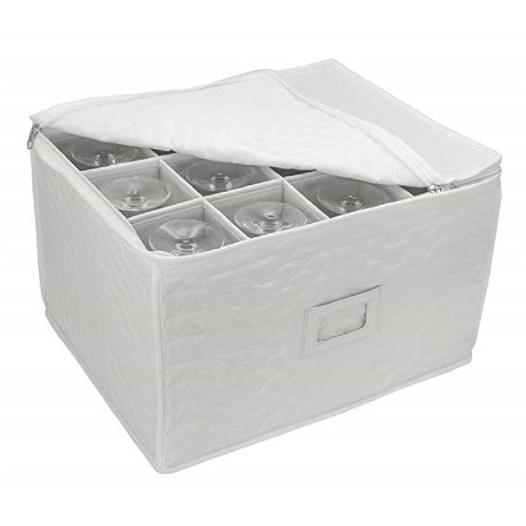 Home Bar 12-gauge Champagne Cup Receiving Goblet Box Bag - White-1