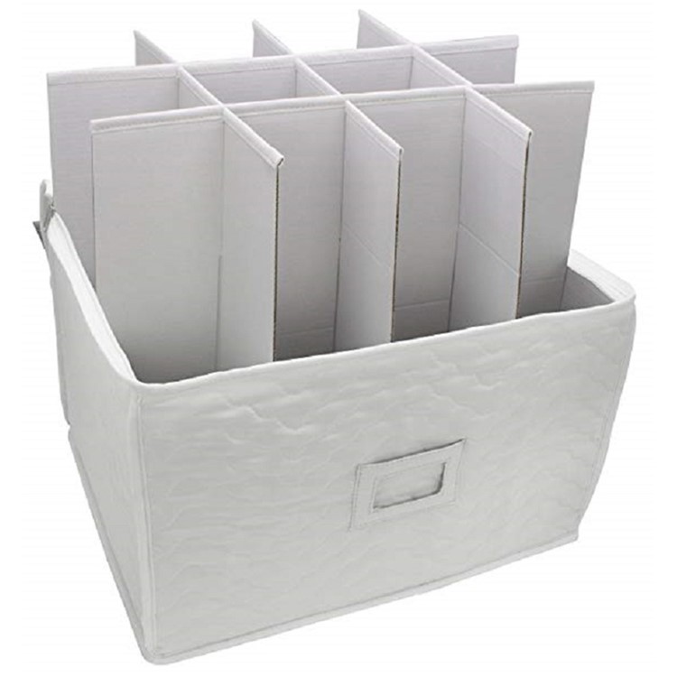 Home Bar 12-gauge Champagne Cup Receiving Goblet Box Bag - White-4