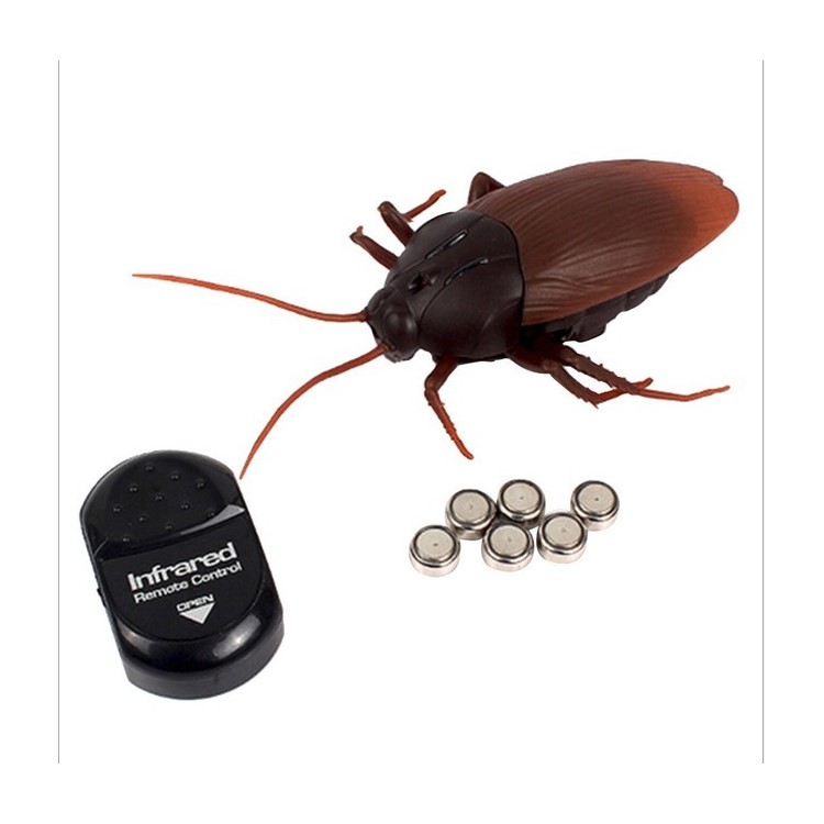 Funny Simulation Infrared RC Remote Control Scary Creepy Insect Toy - Cockroach-1
