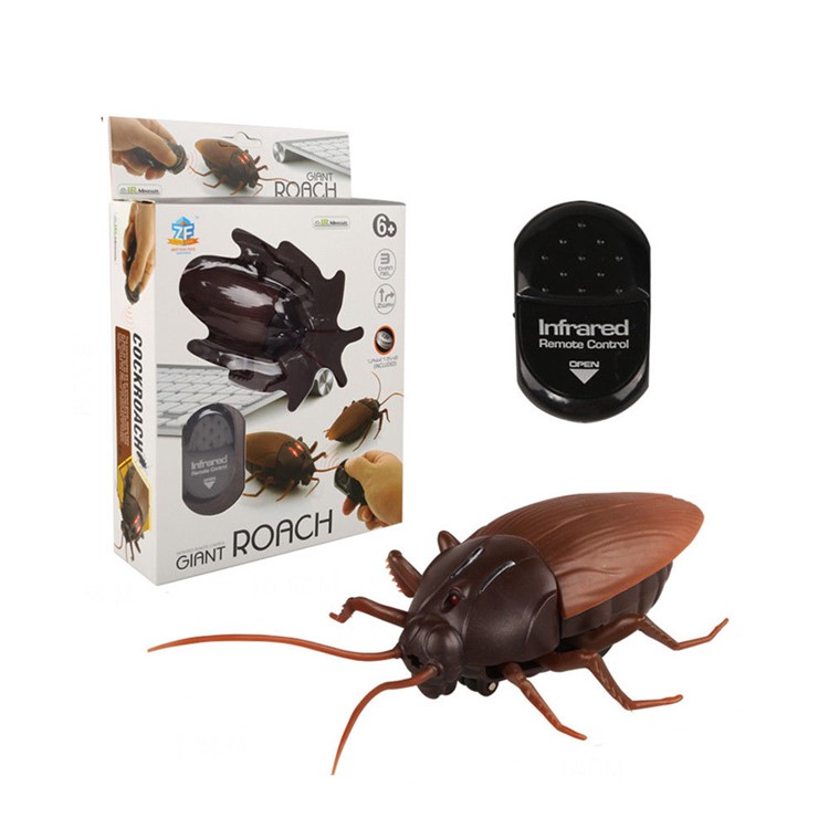 Funny Simulation Infrared RC Remote Control Scary Creepy Insect Toy - Cockroach-3