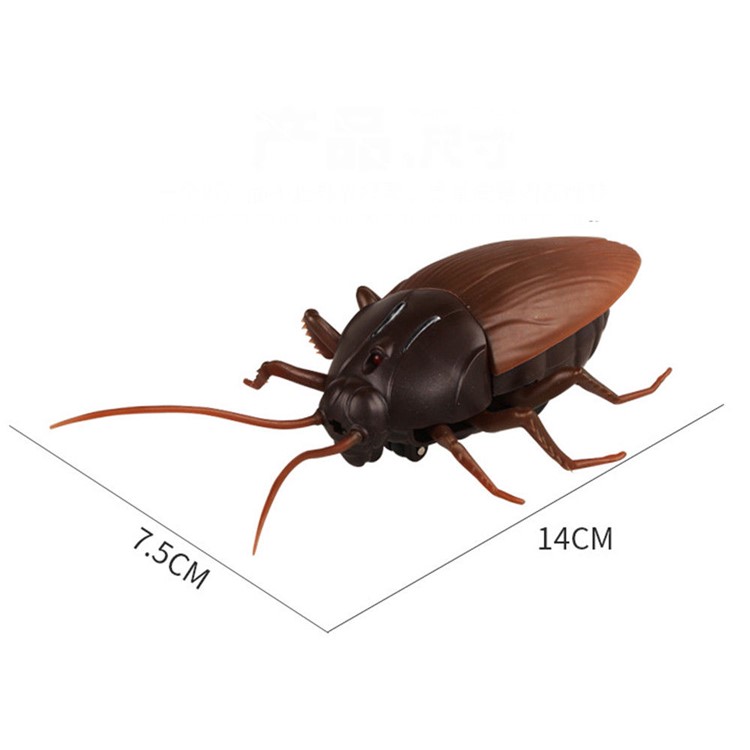 Funny Simulation Infrared RC Remote Control Scary Creepy Insect Toy - Cockroach-4