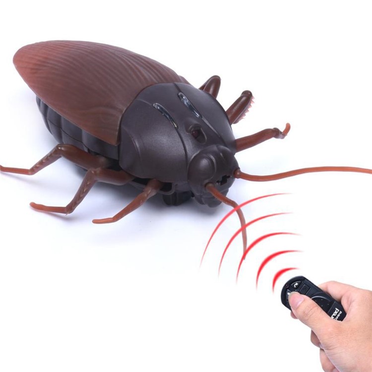 Funny Simulation Infrared RC Remote Control Scary Creepy Insect Toy - Cockroach-8