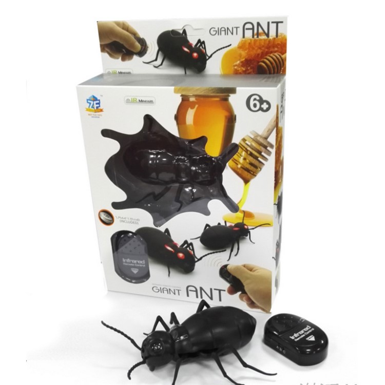 Funny Simulation Infrared RC Remote Control Scary Insect Toy - Ant Pattern-1