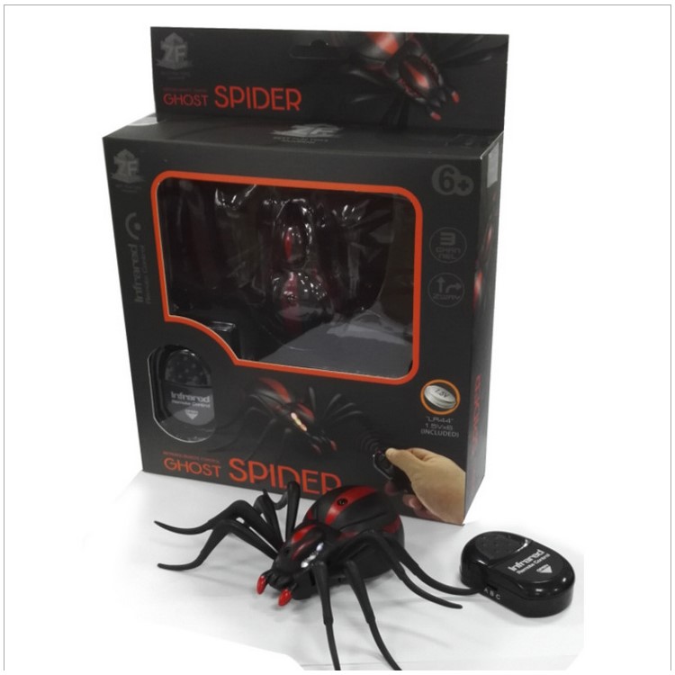 Funny Simulation Infrared RC Remote Control Insect Toy Halloween Gift - Spider-1