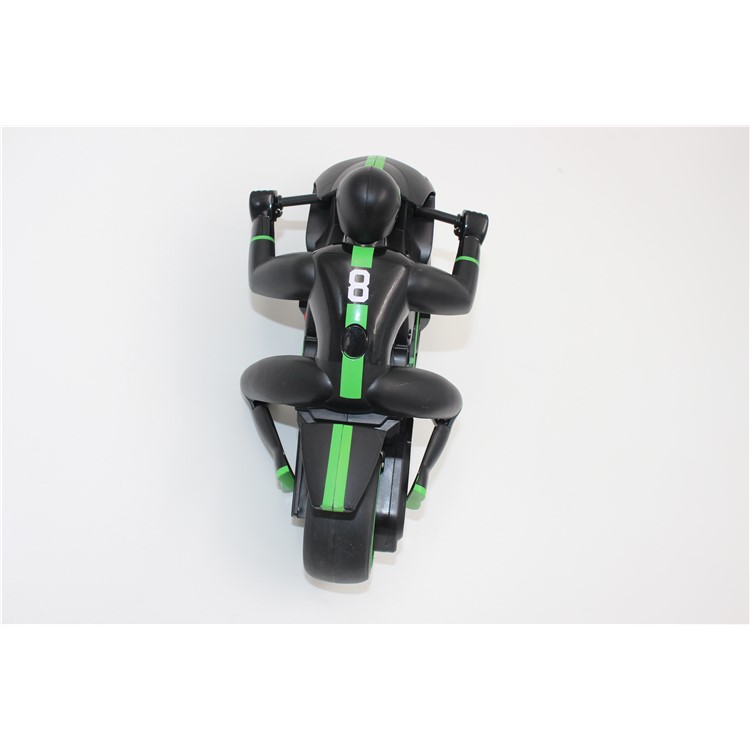 2.4Ghz Speed 4CH Radio Control Motorcycle RC Driving Model - Green / EU Plug-10