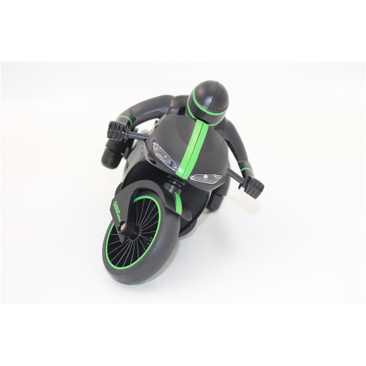 2.4Ghz Speed 4CH Radio Control Motorcycle RC Driving Model - Green / EU Plug-5