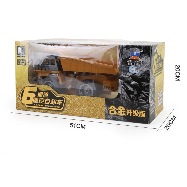 1:18 Scale 6CH 2.4G Remote Control RC Dump Truck Engineering Truck Model-19