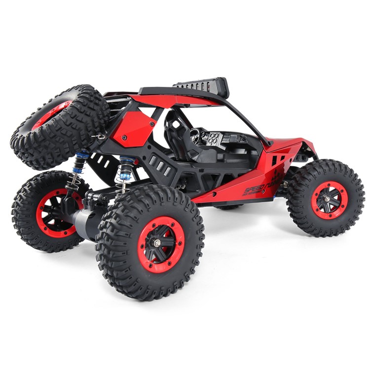 JJRC Q46 1:12 2.4G 4WD RC High Speed Racing Car Off-road Vehicle 45km/h Max Speed - Red / US Plug-2