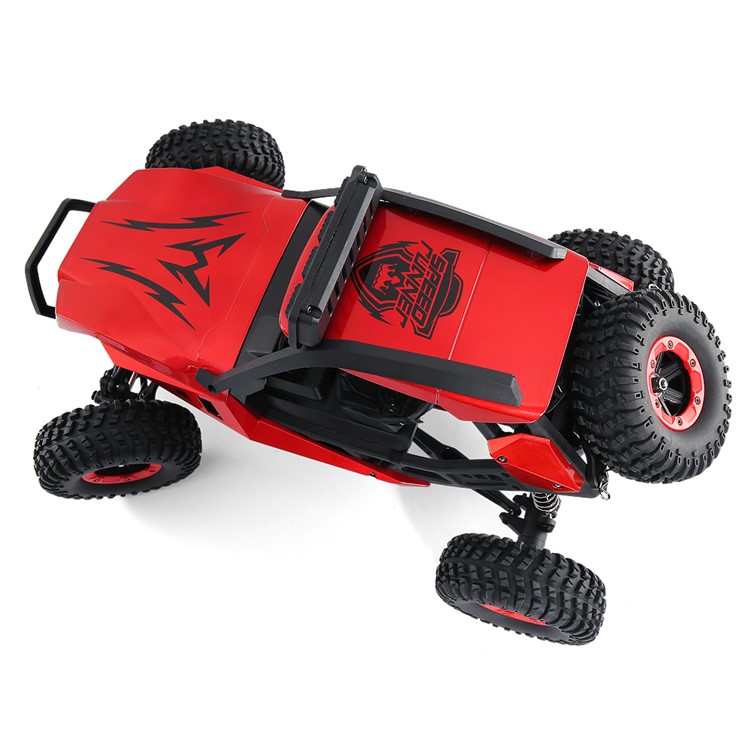 JJRC Q46 1:12 2.4G 4WD RC High Speed Racing Car Off-road Vehicle 45km/h Max Speed - Red / US Plug-5