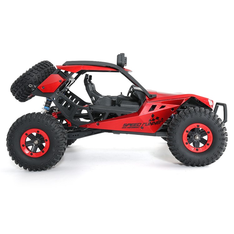 JJRC Q46 1:12 2.4G 4WD RC High Speed Racing Car Off-road Vehicle 45km/h Max Speed - Red / US Plug-6
