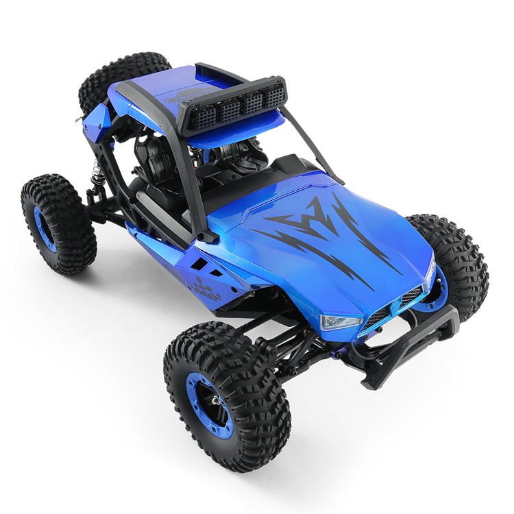 JJRC Q46 1:12 2.4G 4WD High Speed Off-road RC Racing Car with Independent Suspension System - Blue / US Plug-2