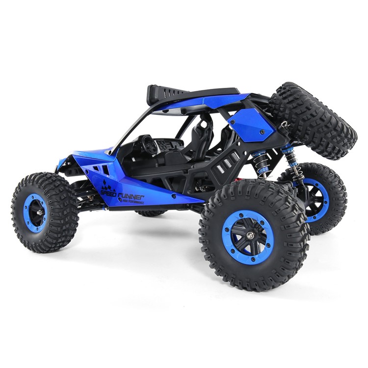 JJRC Q46 1:12 2.4G 4WD High Speed Off-road RC Racing Car with Independent Suspension System - Blue / US Plug-5