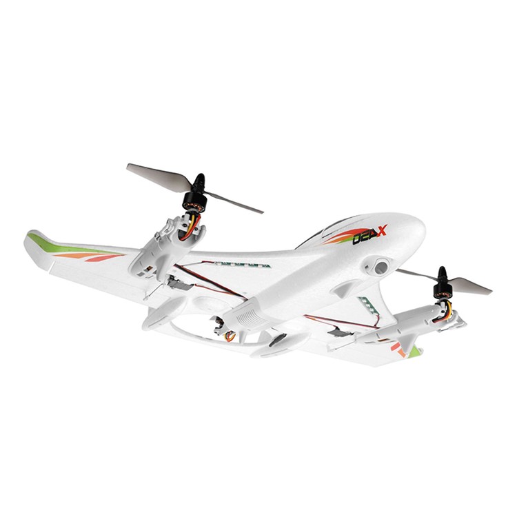 XK X450 2.4G RC Avião Motor Sem Escova Decolagem Vertical LED Planador RC Luz-10