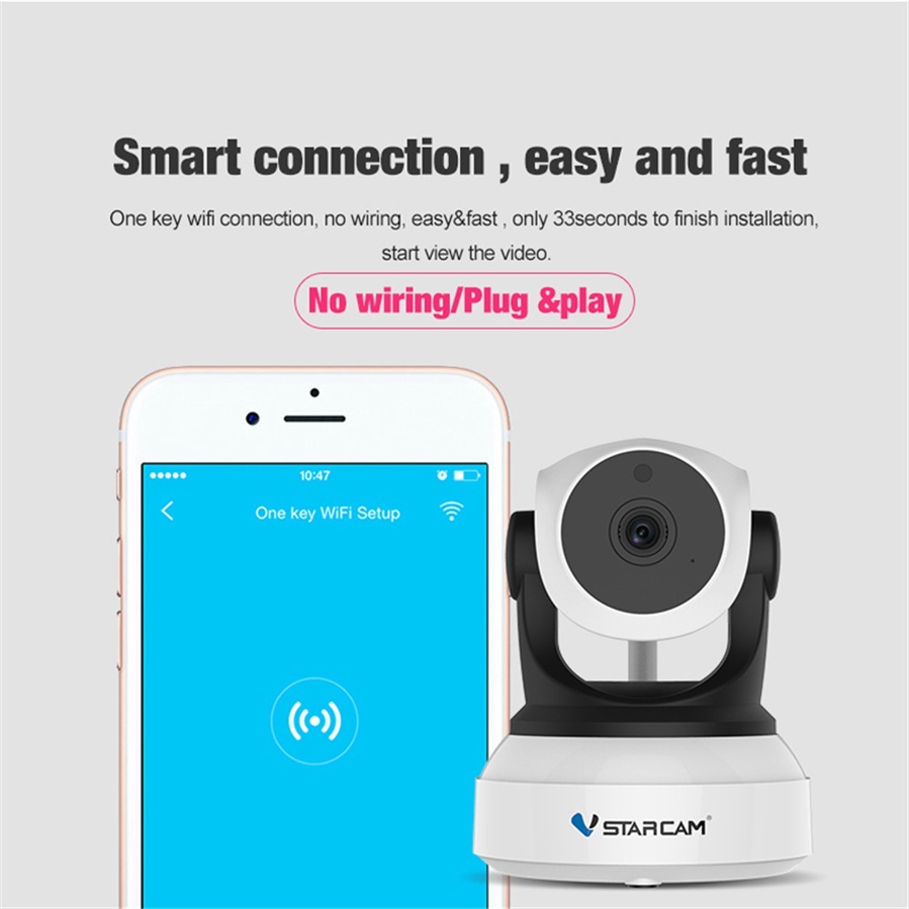 VSTARCAM C24S 1080P HD 2MP Wifi IP Camera Support Night Vision P2P Onvif - EU Plug-12