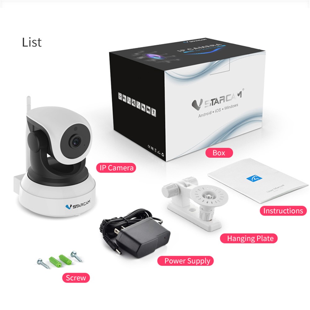 VSTARCAM C24S 1080P HD 2MP Wifi IP Camera Support Night Vision P2P Onvif - EU Plug-20