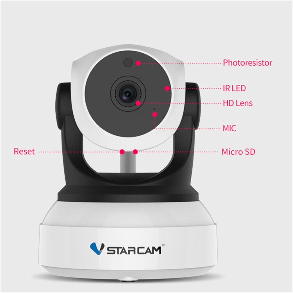 VSTARCAM C24S 1080P HD 2MP Wifi IP Camera Support Night Vision P2P Onvif - EU Plug-21