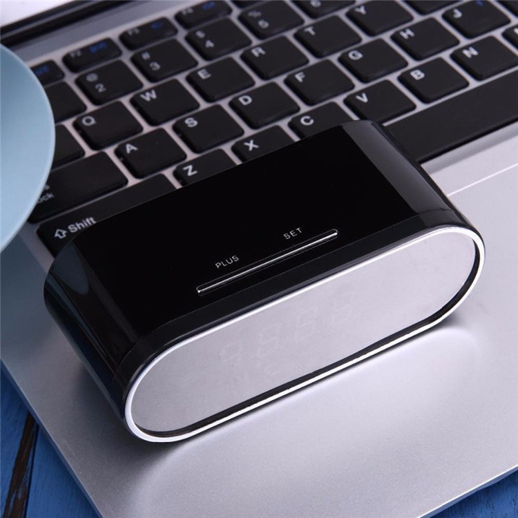 Z10 Table Clock 1080P HD Mini Camera IR Wireless Wifi Clock Mini DVR Camcorder - Black-6