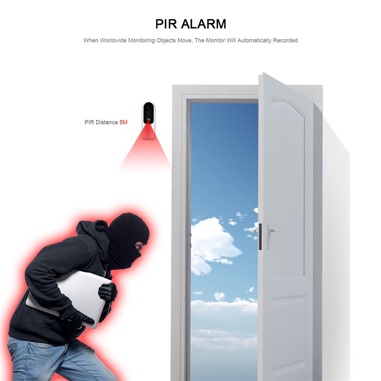 HIKE 1MP Motion Detection Wireless WiFi IP Camera Home Security Camera with Infrared Night Vision-7