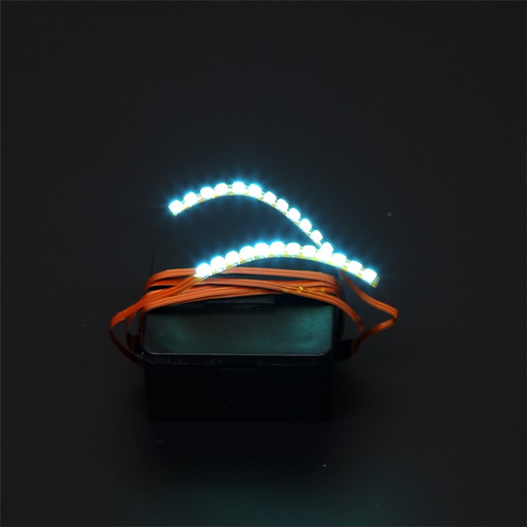 Luminous Sound Control LED False Eyelashes for Party Night Run Halloween-2