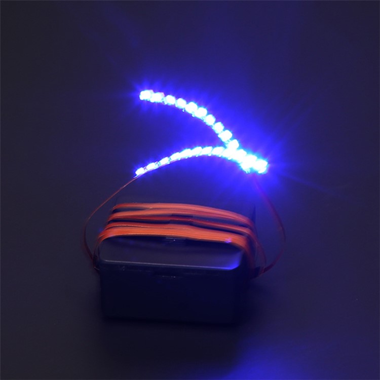 Luminous Sound Control LED False Eyelashes for Party Night Run Halloween-3