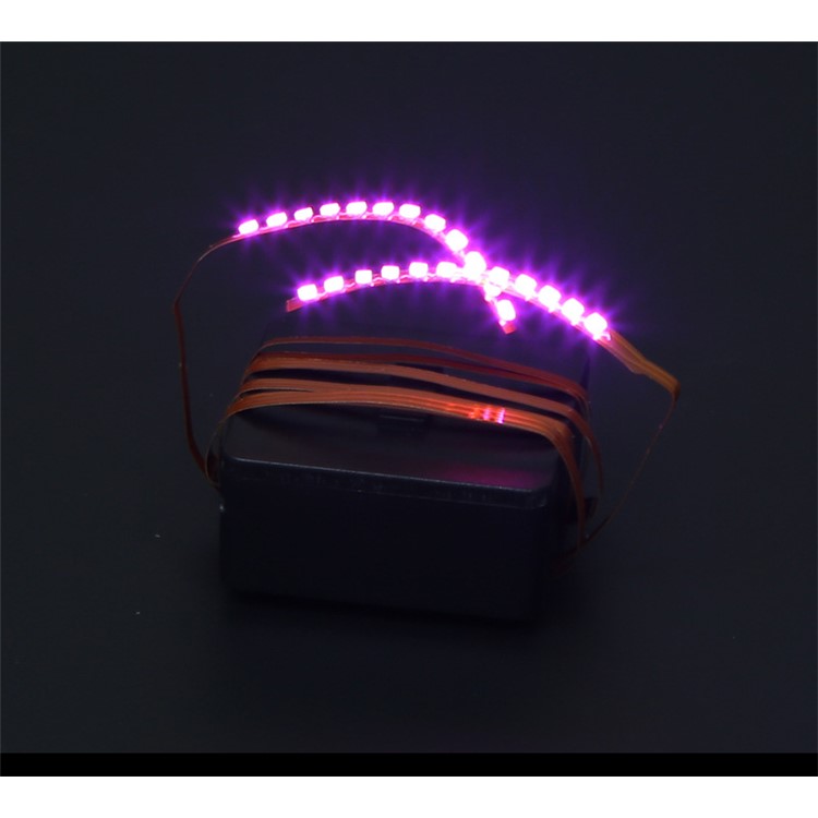 Luminous Sound Control LED False Eyelashes for Party Night Run Halloween-5