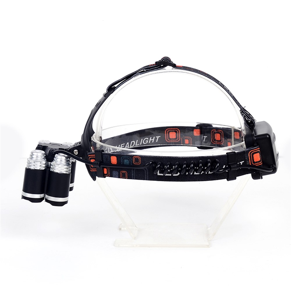 LED + T6 Strong Light Rechargeable Headlamp for Camping Fishing-13