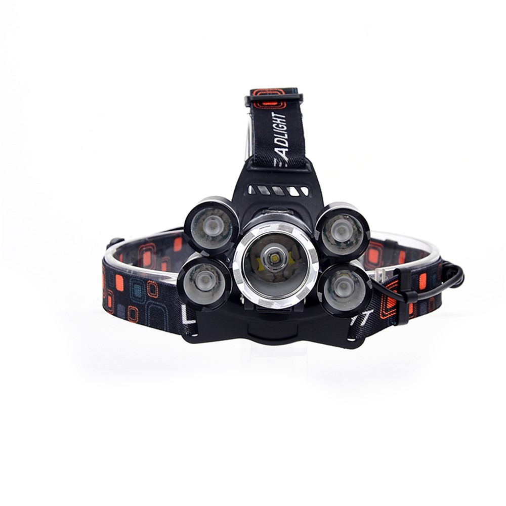 LED + T6 Strong Light Rechargeable Headlamp for Camping Fishing-18