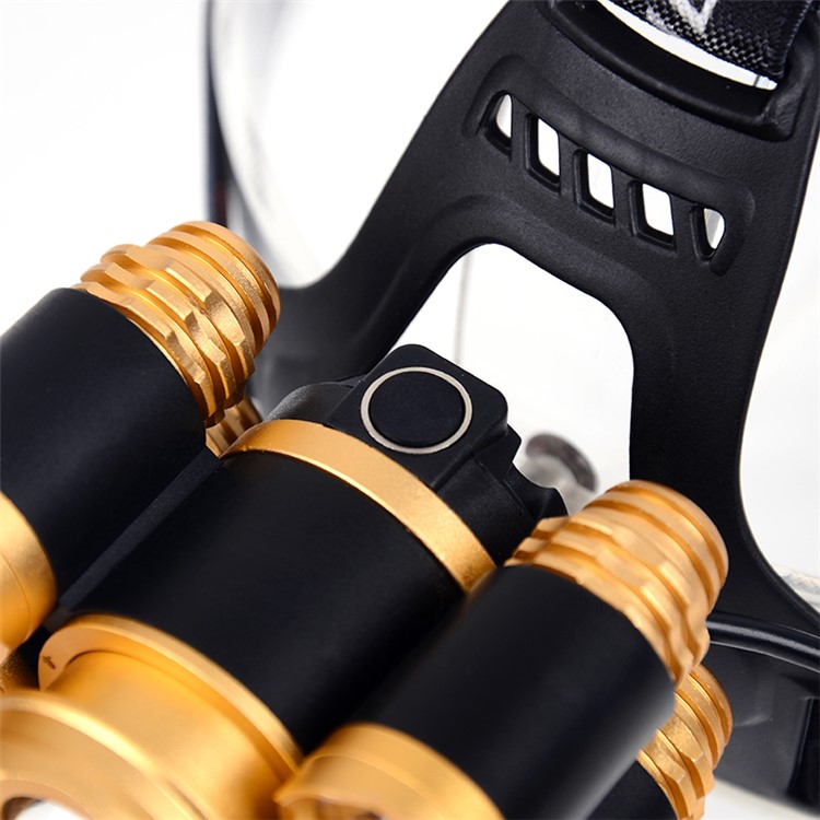 LED + T6 Strong Light Rechargeable Headlamp for Camping Fishing-13