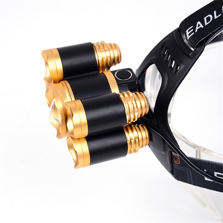 LED + T6 Strong Light Rechargeable Headlamp for Camping Fishing-15