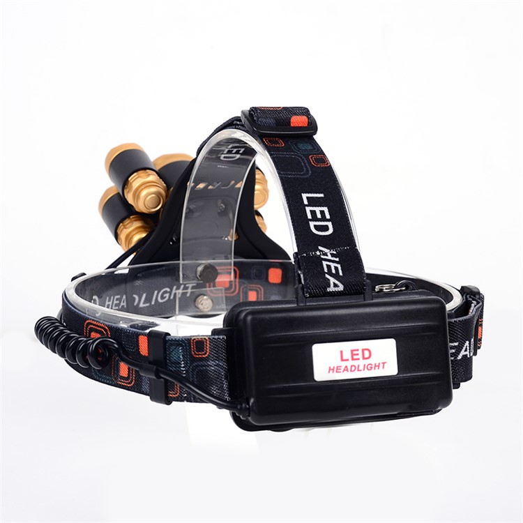 LED + T6 Strong Light Rechargeable Headlamp for Camping Fishing-20
