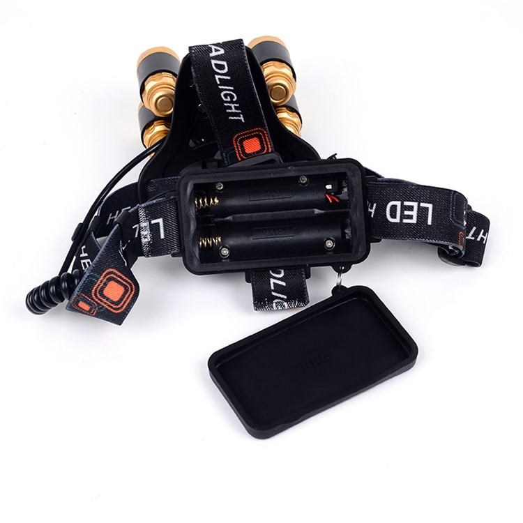 LED + T6 Strong Light Rechargeable Headlamp for Camping Fishing-22