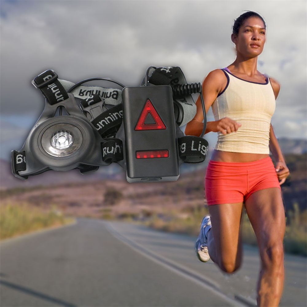 Outdoor Running Lights LED Night Flashlight USB Charge Chest Lamp-9