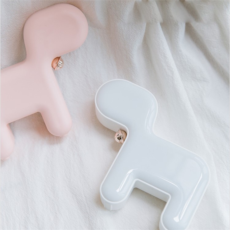 Creative Small Lovely Dog Shape Light Lamp Gift for Girl - Pink-4