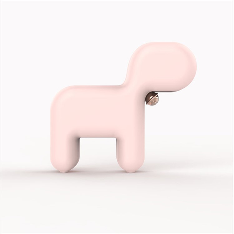 Creative Small Lovely Dog Shape Light Lamp Gift for Girl - Pink-5
