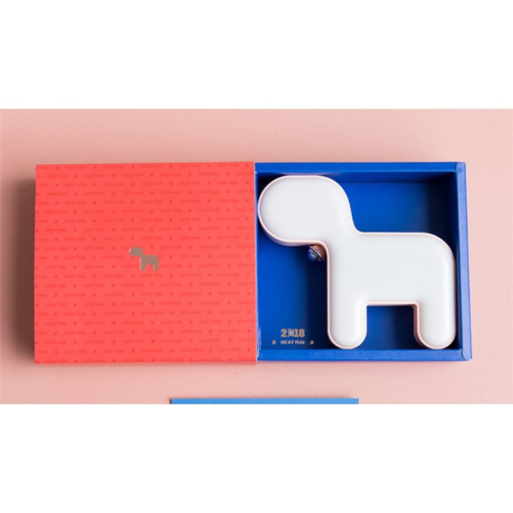 Creative Small Cute Dog Shape Light Lamp Gift for Girl - White-6
