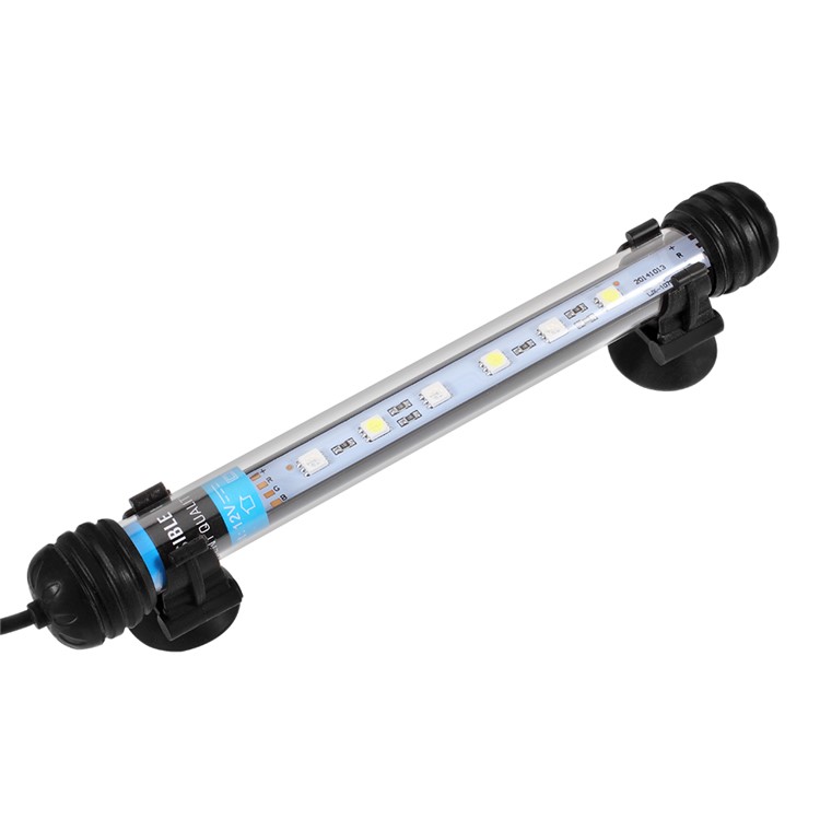 GL-6T 6Pcs LED Aquarium Lighting Fish Tank Lamp with White/Blue Light Color - UK Plug-3
