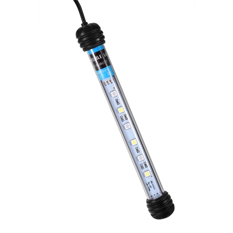 GL-6T 6Pcs LED Aquarium Lighting Fish Tank Lamp with White/Blue Light Color - UK Plug-5