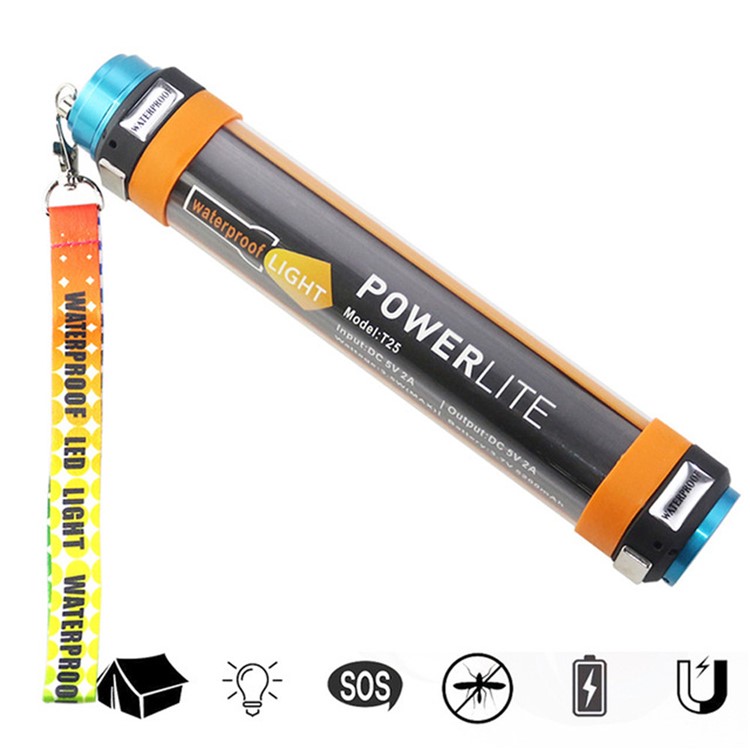 T-30 5W 7800mAh Mosquito Repellent Killer LED Camping Lantern SOS Magnet Tent Light USB 6 Modes Flashlight-3