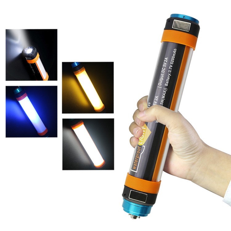 T-25 3W 5200mAh Mosquito Repellent Killer Flashlight LED Camping Lantern SOS USB 6 Modes Magnet Tent Light-8