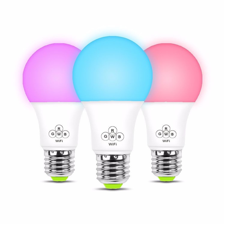 Bombilla LED De Control Remoto Inteligente Para El Hogar Con Wifi Bluetooth RGB-3