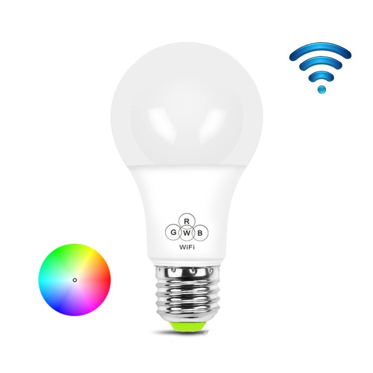Bombilla LED De Control Remoto Inteligente Para El Hogar Con Wifi Bluetooth RGB-4