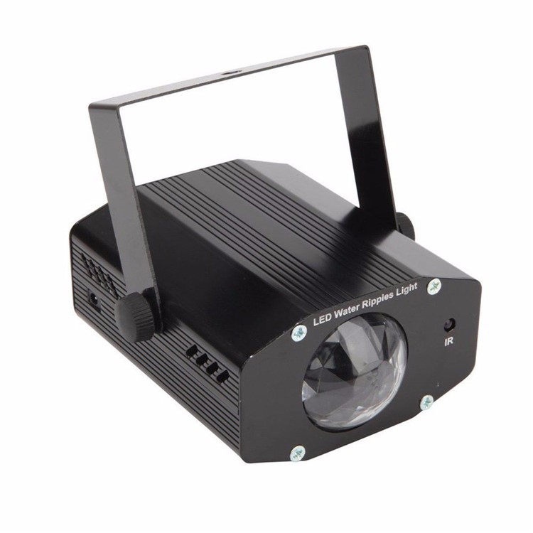 RGB LED Water Wave Ripple Effect Stage Light with Remote Control - EU Plug-4